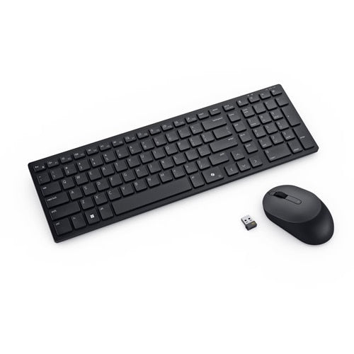 Dell Pro Compact Silent Keyboard and Mouse - KM555 - US International (QWERTY) "580-BBVV-05"
