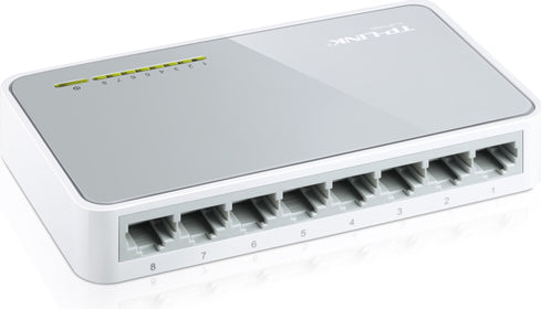 SWITCH TP-LINK 8 porturi 10/100Mbps, carcasa plastic "TL-SF1008D"