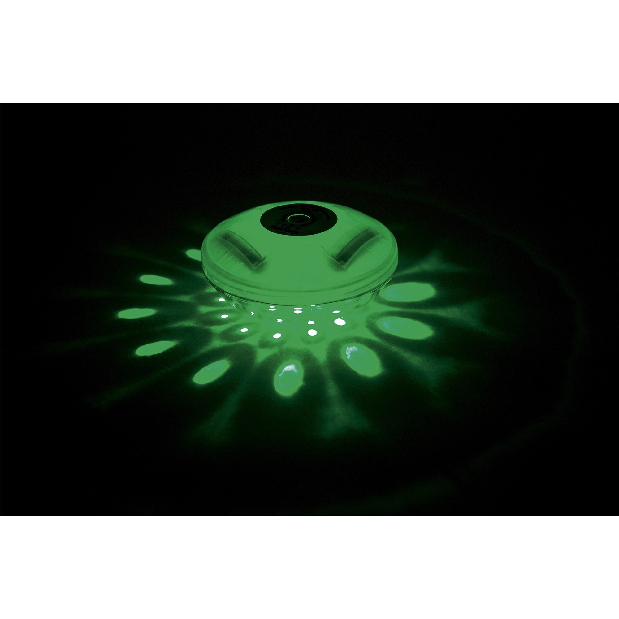 Lampa plutitoare cu LED pentru piscina Bestway FloatBright, 4 culori, 7 moduri, functionare cu 3 baterii AA