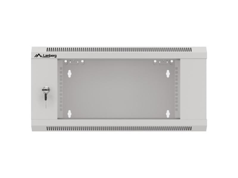 Lanberg Dulap rack de perete 19", 4U gri