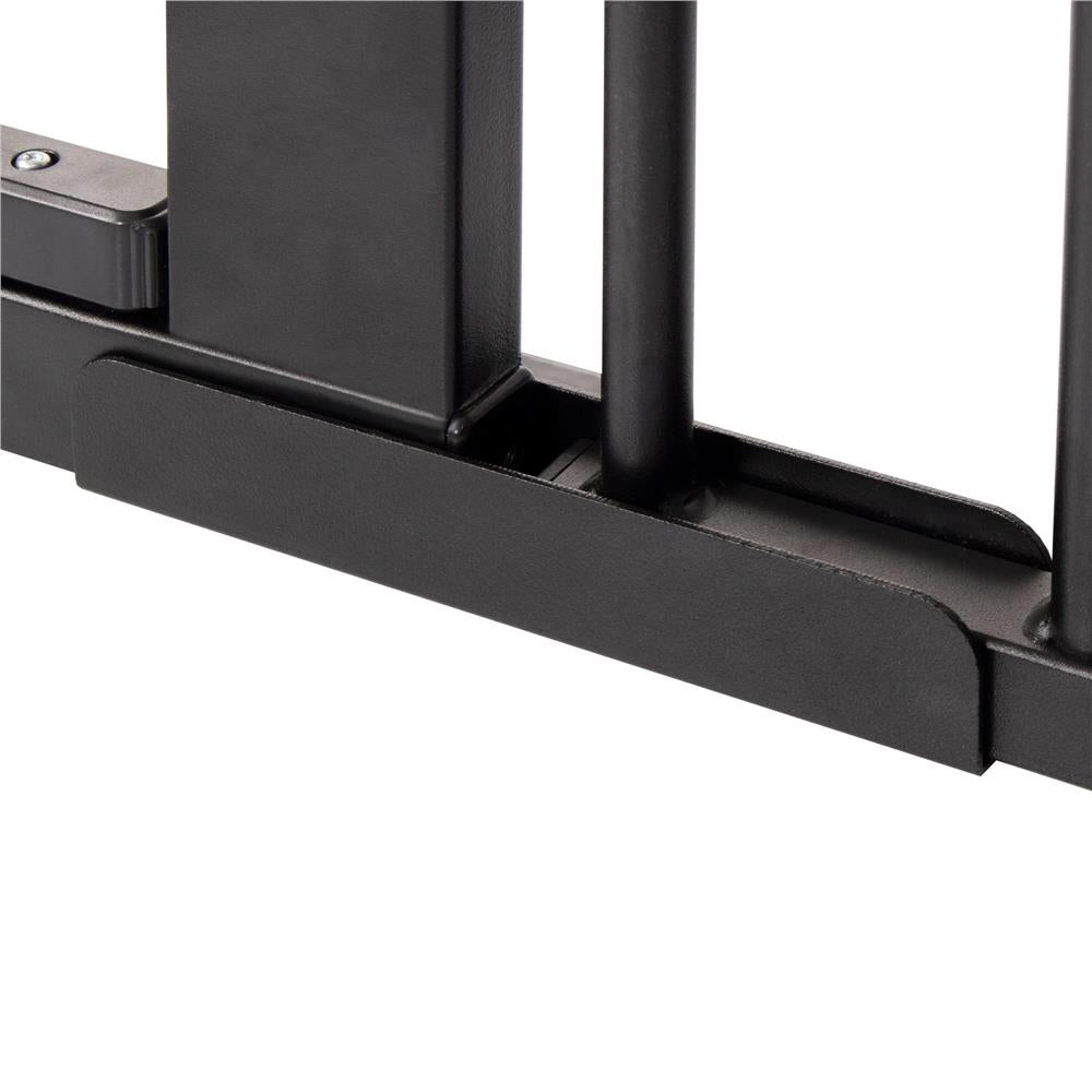 Poarta de siguranta Safety Gate pentru scari, ajustabila 97-103 cm, din otel, neagra