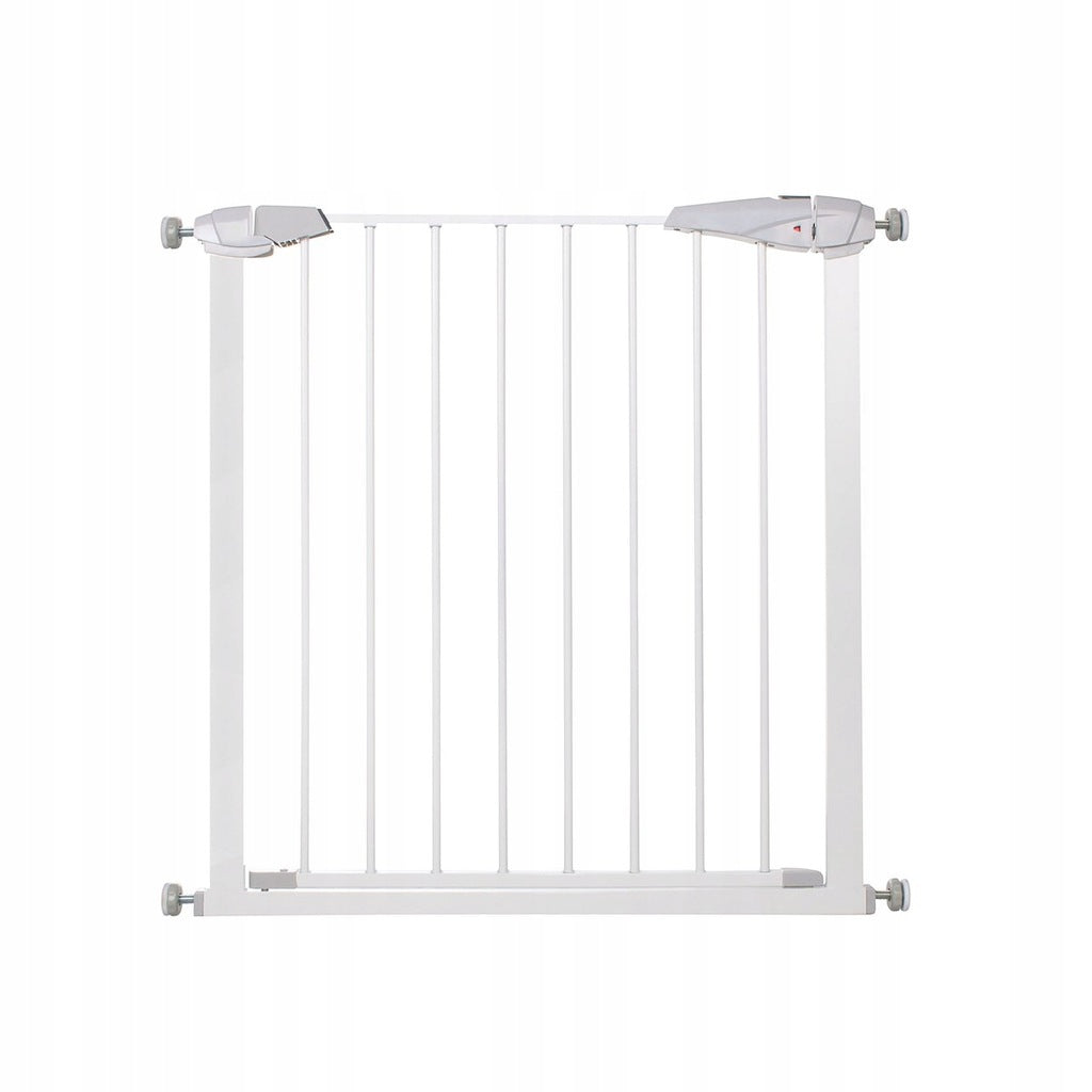 Poarta de siguranta Safety Gate pentru scari, ajustabila 111-120 cm, din otel, alba
