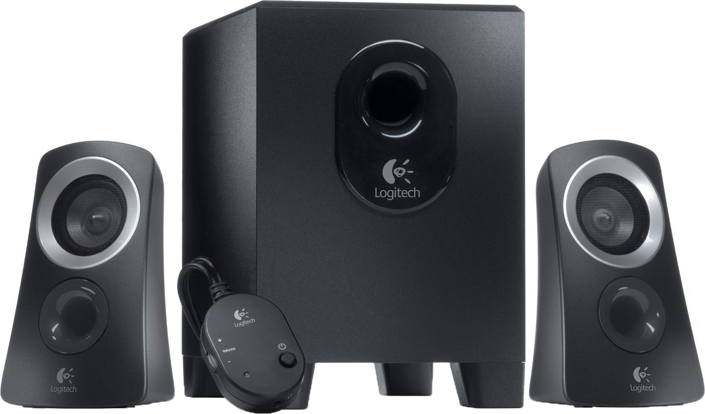 BOXE LOGITECH 2.1, RMS: 25W (2 x 5W, 15W), telecomanda pe fir, black, "Z313" "980-000413"