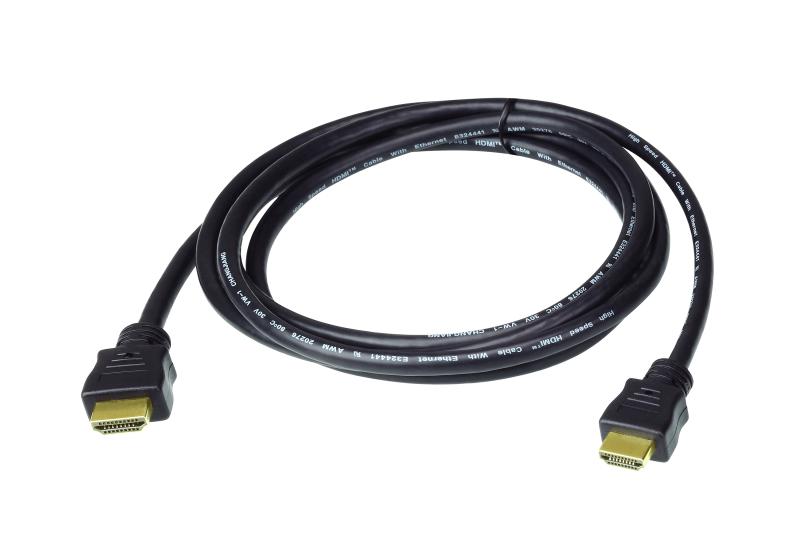 ATEN 1M HDMI 1.4 Cable M/M 26AWG Gold Black