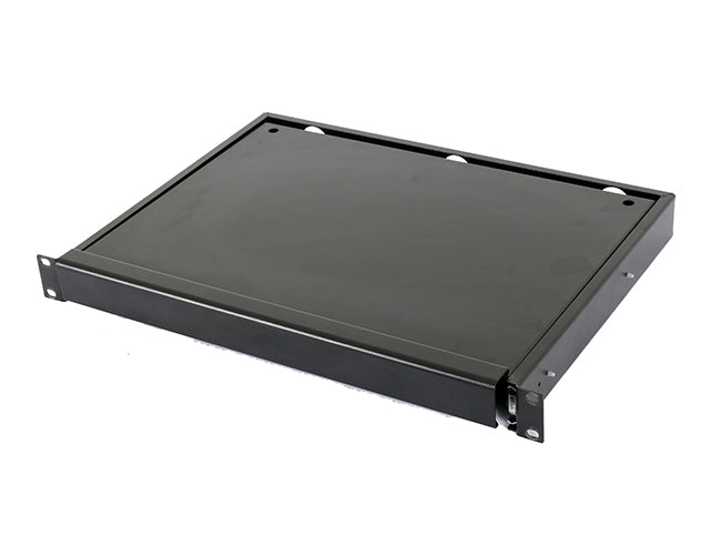 SUPORT TASTATURA SPACER 1U pentru rack 19", adancime 300mm, pt. cabinete de diferite adancimi, black, "SPKP-1U300-BK-03"