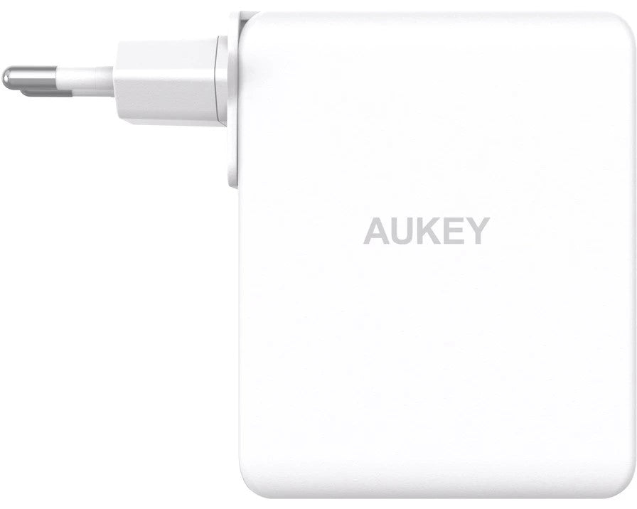 Alimentator retea Aukey, PA-B7O WH, 140W, fast charge, 2 x USB-C, 1 x USB-A, alb, "LLTSEUN1041557" - 689323785797
