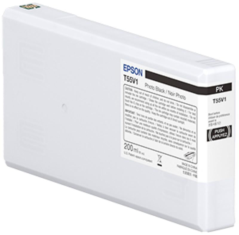 EPSON T55W1 PHOTO BLACK INK CARTRIDGE, Ultrachrome® HDR, Capacitate:200ml, Compatibil cu: SureColor P5300