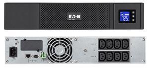 UPS Eaton, Line int., Tower/rack, 700 W, AVR, IEC x 8, display LCD, back-up 1 - 10 min. "5SC1000IR"