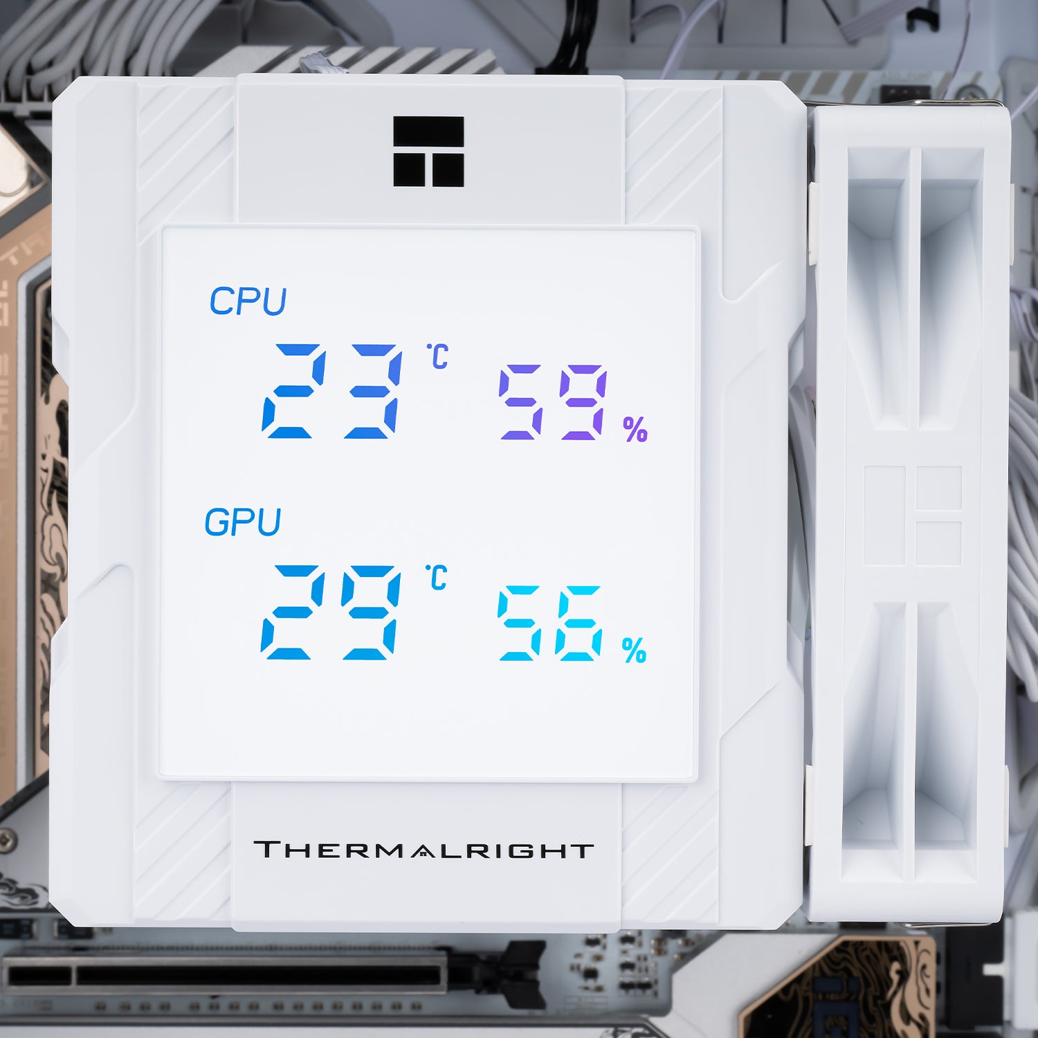 COOLER Thermalright "Peerless Assassin 120 Digital White" skt. Intel si AMD, racire cu aer, vent. 2 x 120mm (TL-C12C-X28 V2), 1850 rpm, 6 heatpipes, inaltime 162mm, ,"Peerless Assassin 120 Digital White"