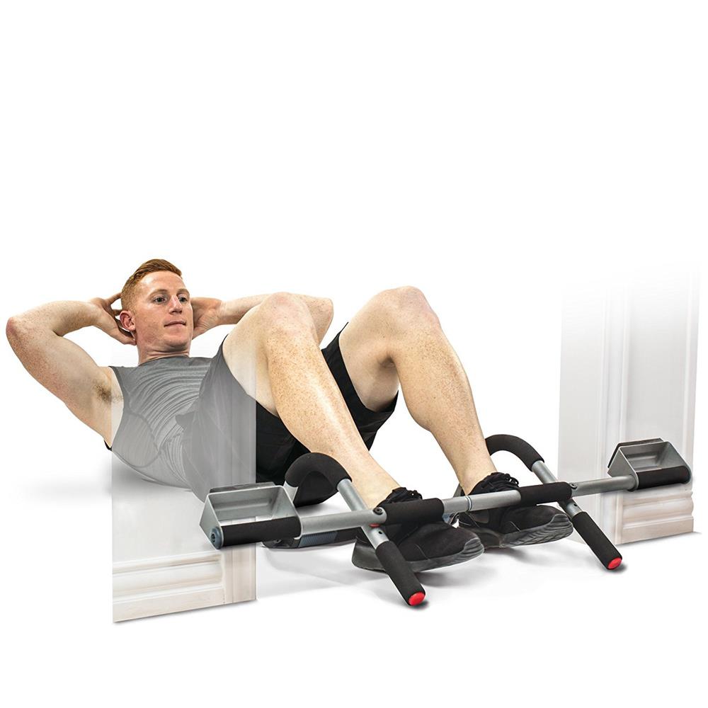 Bara de tractiuni, multifunctionala, pentru perete, cu manere antiderapante, 100kg