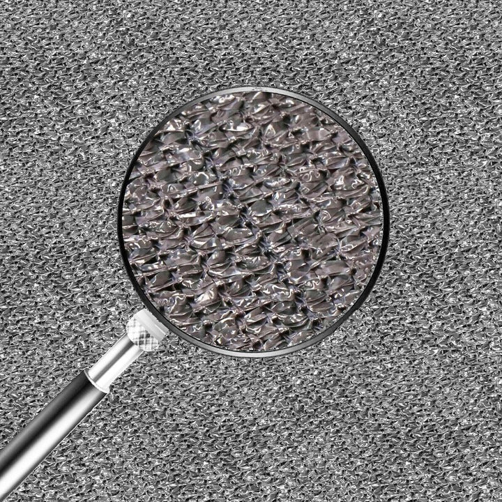 Copertina prelata de soare, dreptunghiulara, impermeabila cu protectie UV, 4x2m, gri deschis