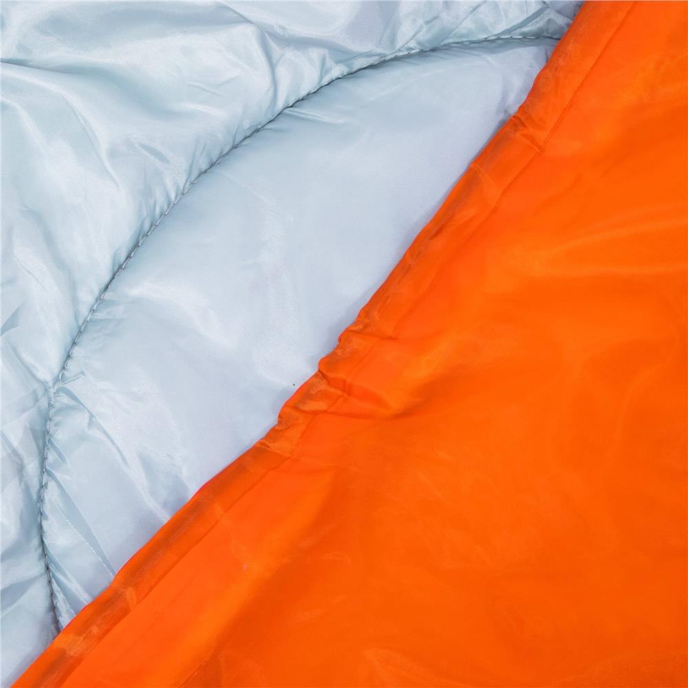 Sac de dormit tip mumie, cu geanta de transport, 175x73cm, 8-20grade, portocaliu