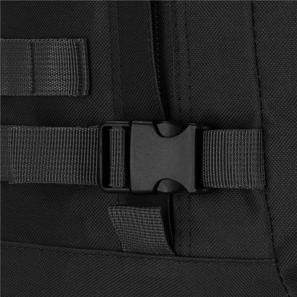 Rucsac militar pentru drumetie, impermeabil, compartimentat, 35L, negru