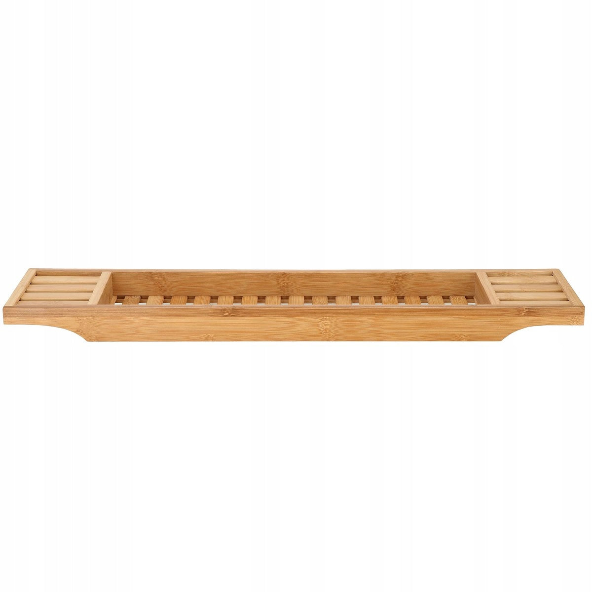 Raft cu tava pentru cada din bambus natural Sersimo 1022, fixa, 70x15cm