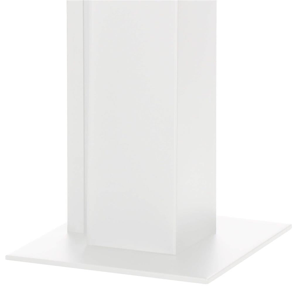 Stand cu perie WC si suport hartie igienica, metal si bambus, 79cm, gri deschis