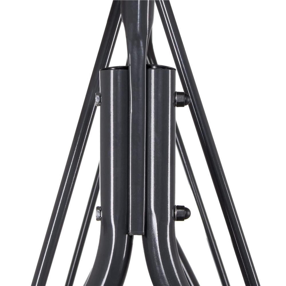 Leagan balansoar gradina Sersimo Siena, 3 locuri, 220kg, gri