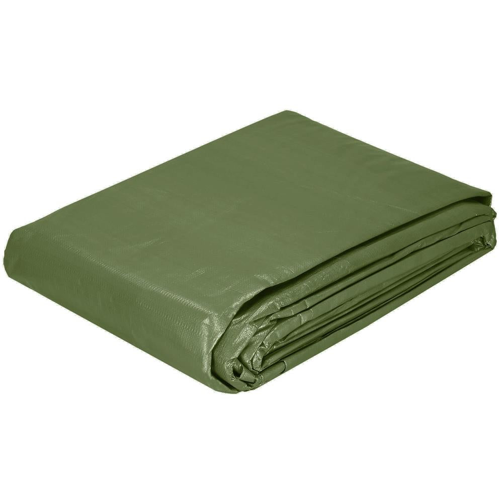 Prelata din polietilena impermeabila laminata, 120g/m2, 2x3m, verde - 7