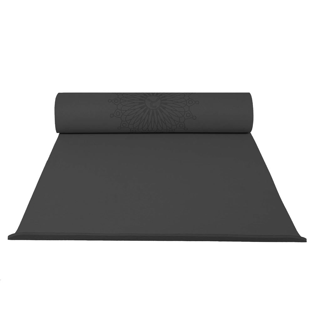 Saltea pentru antrenament, yoga, fitness, aerobic, pilates, exercitii la sol, 183x61cm, negru