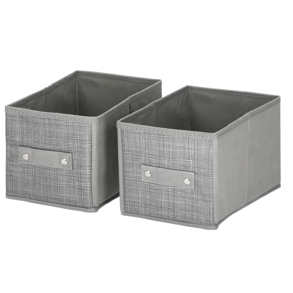 Organizator dulap tip lada cu 3 sertare, Sersimo, gri