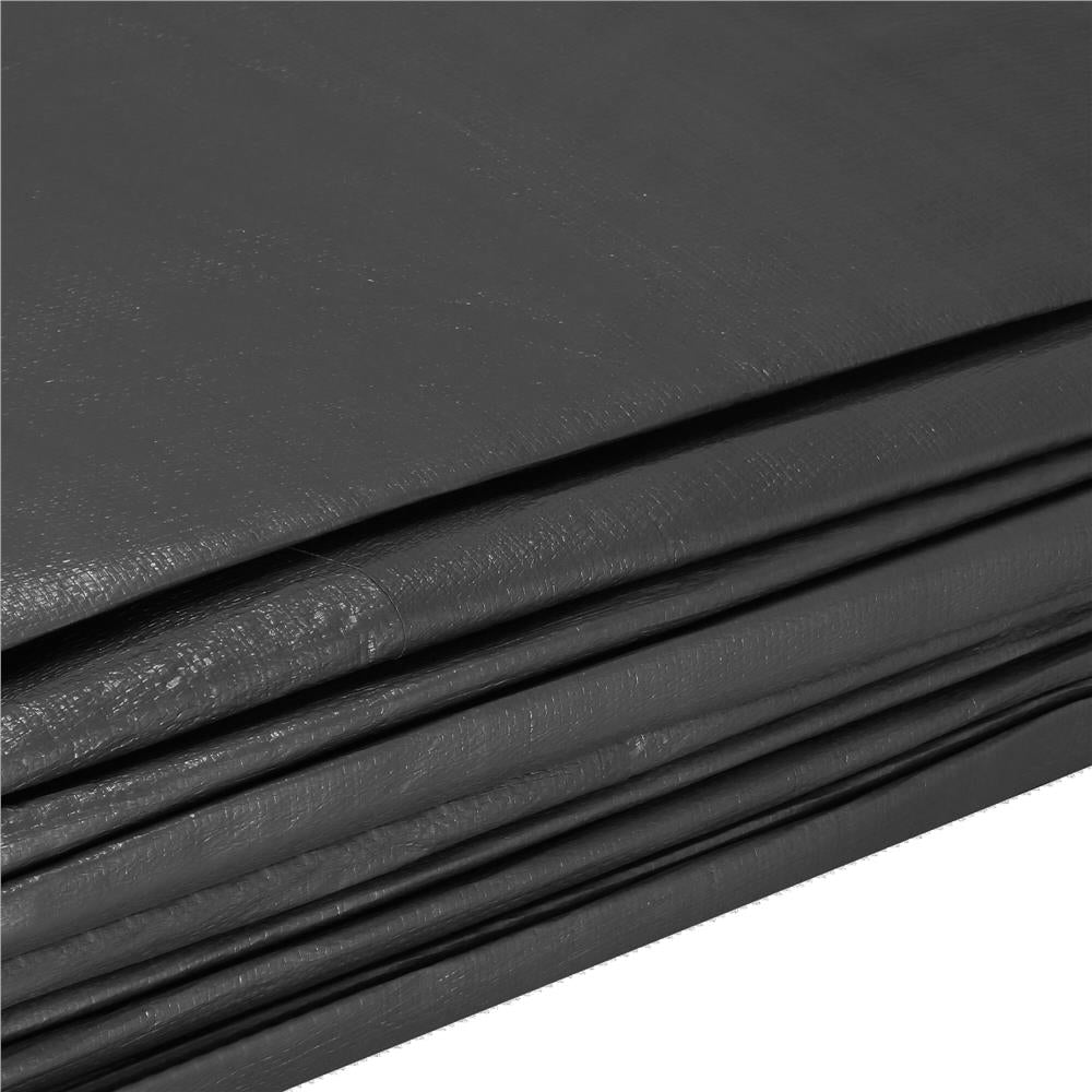 Prelata din polietilena impermeabila laminata, 210g/m2, 3x4m, negru