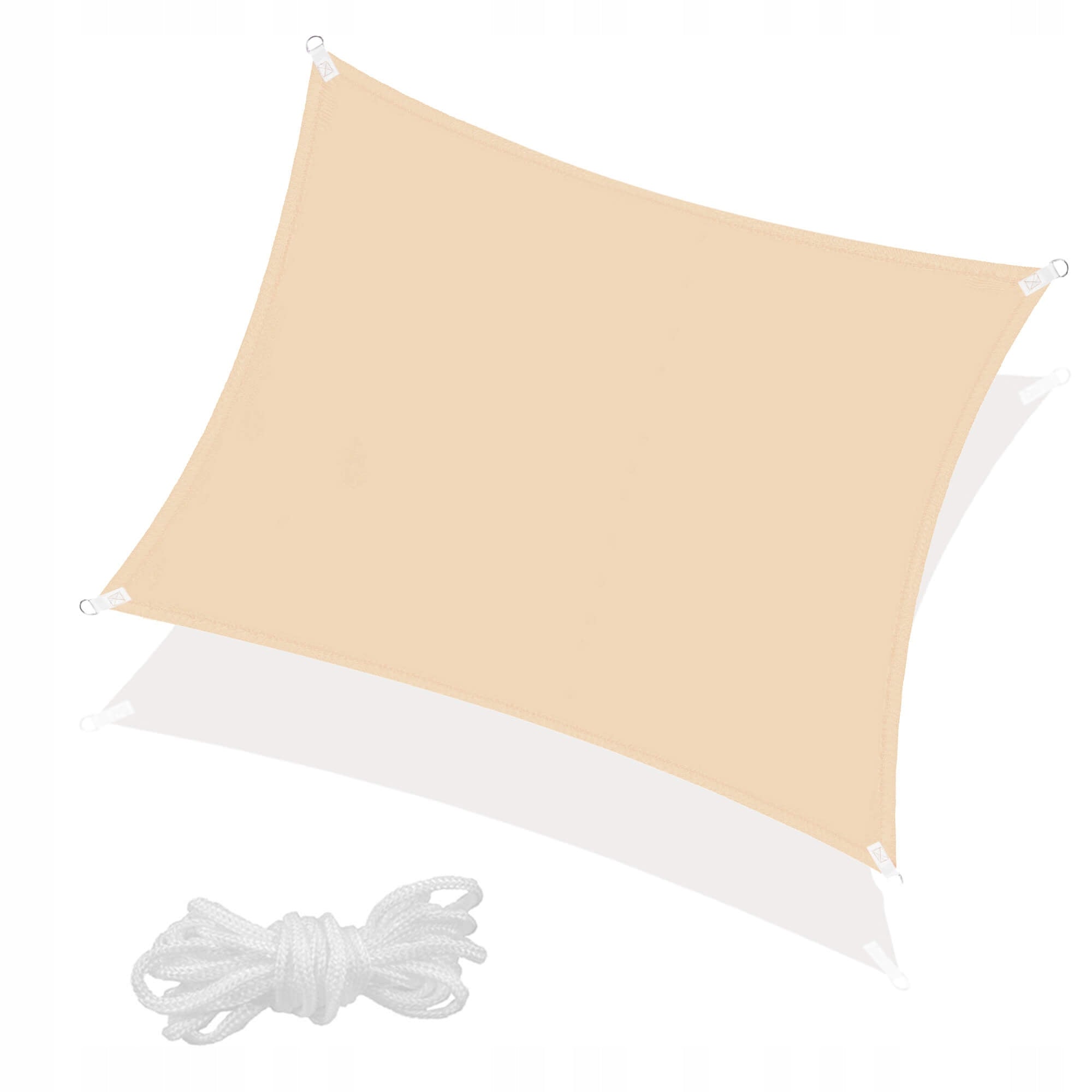 Copertina prelata de soare Sersimo SN130, patrata, impermeabila cu protectie UV, 3x3m, bej