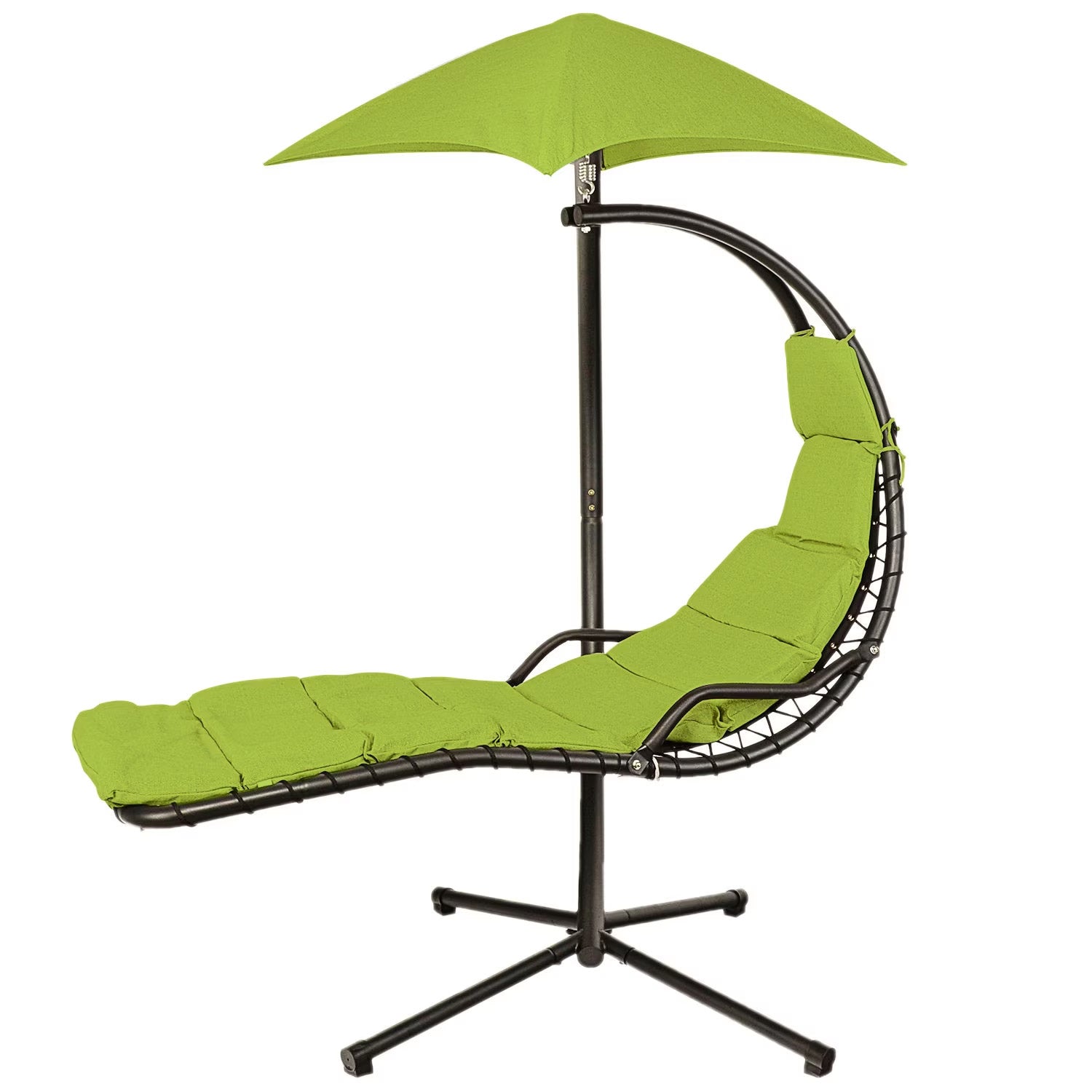 Leagan balansoar pentru gradina sau balcon, Bora Bora, 190x100x220 cm, verde