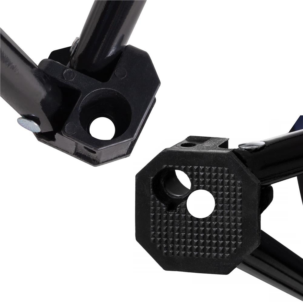 Scaun pliabil camping sau pescuit Premium, cu suport pahar, crem si negru