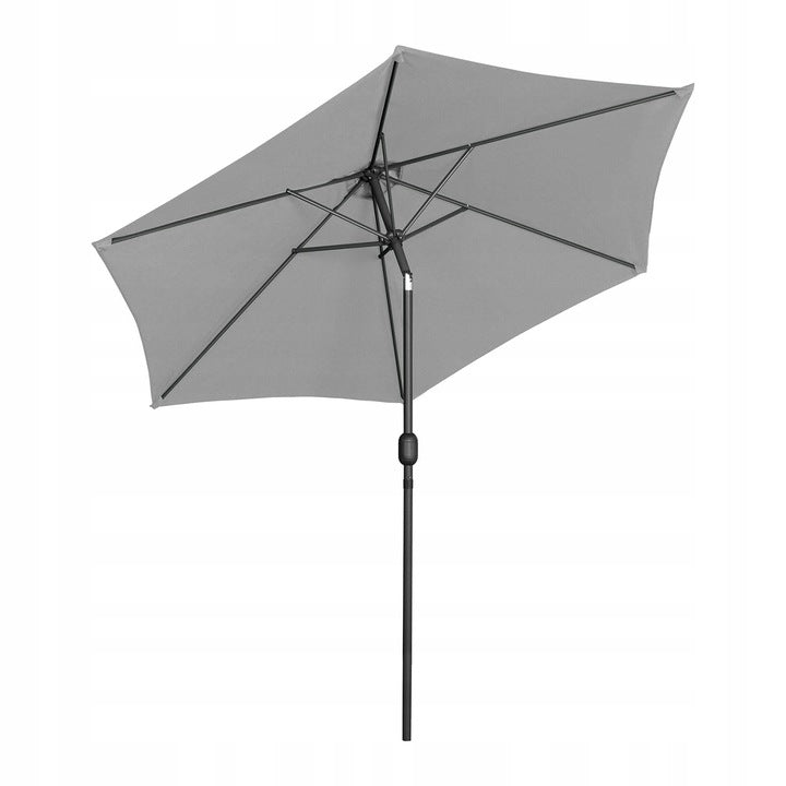 Umbrela terasa gradina, cu inclinare si husa, 300cm, Gri - 5