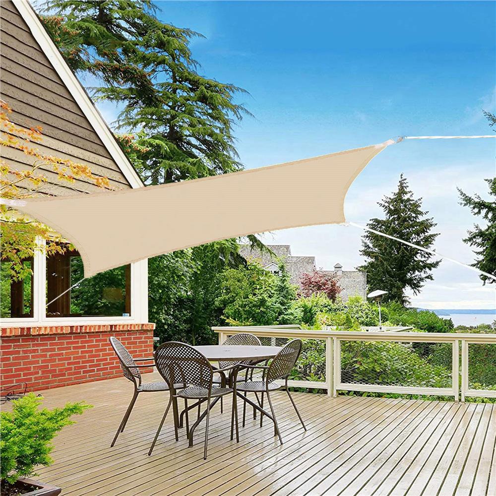 Copertina prelata de soare Sersimo SN138, dreptunghiulara, impermeabila cu protectie UV, 4x2m, bej