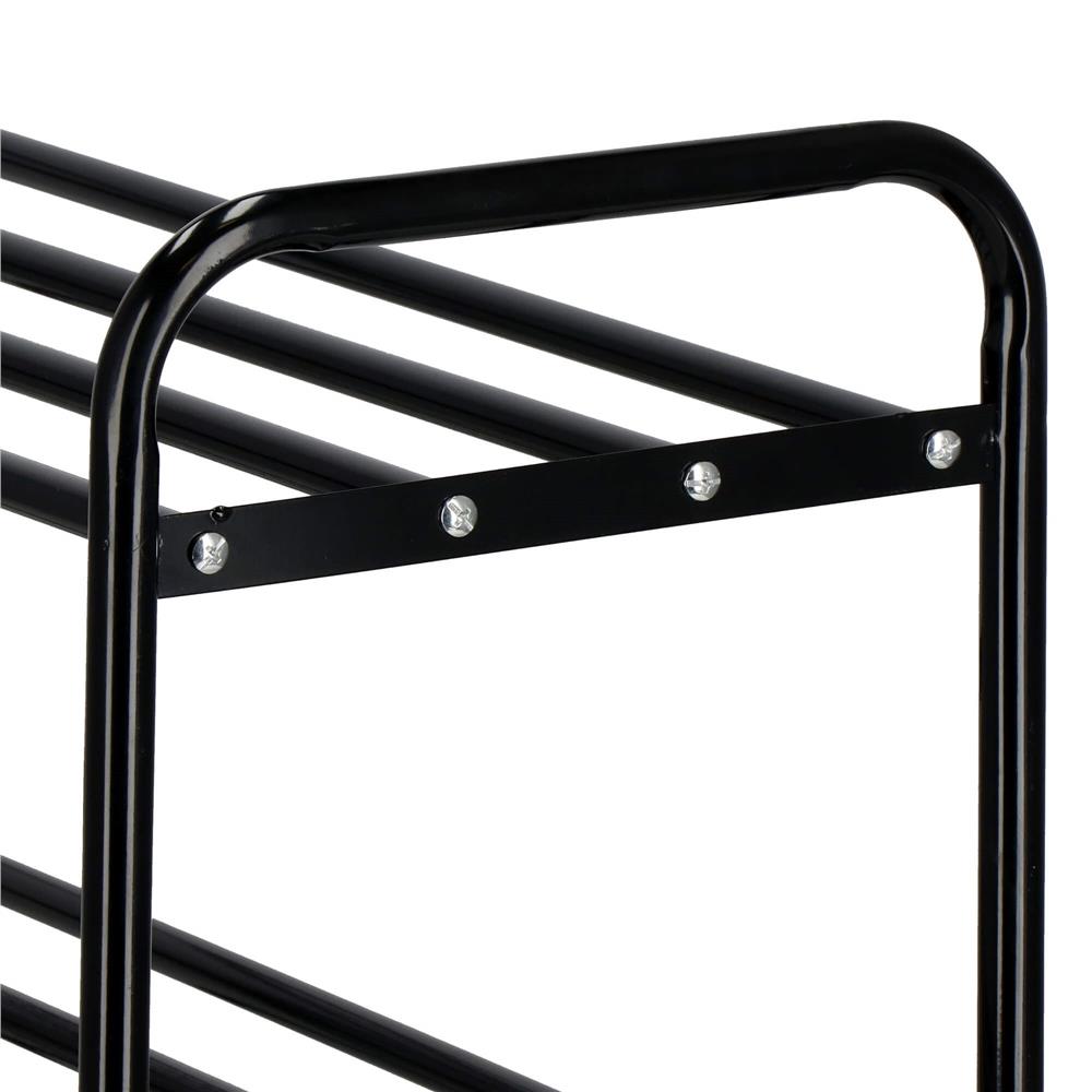 Pantofar metalic, 3 nivele, 62x26x66cm, negru
