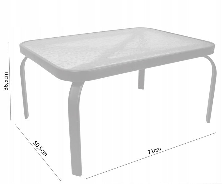 Set mobilier gradina textilene, 2 scaune, 1 canapea si 1 masa, gri deschis