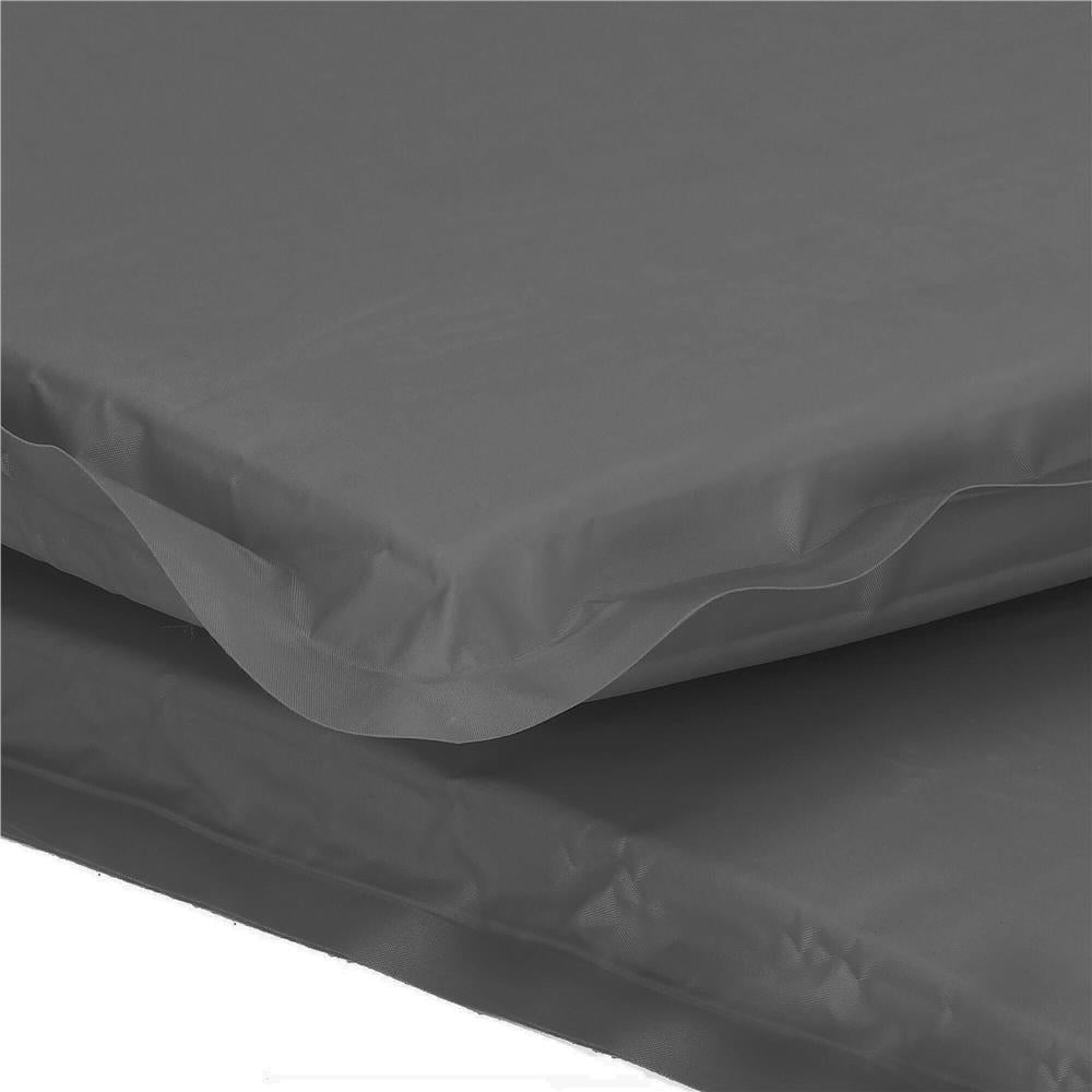 Saltea plabila din spuma poliuretanica, cu autoumflare, 180x50x2.5cm, gri