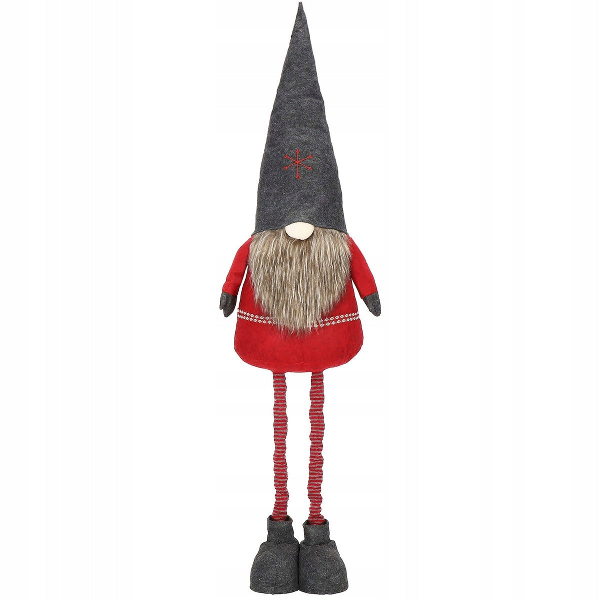 (DL) Figurina Craciun, Spiridus, picioare telescopice, inaltime extensibila 95-160cm