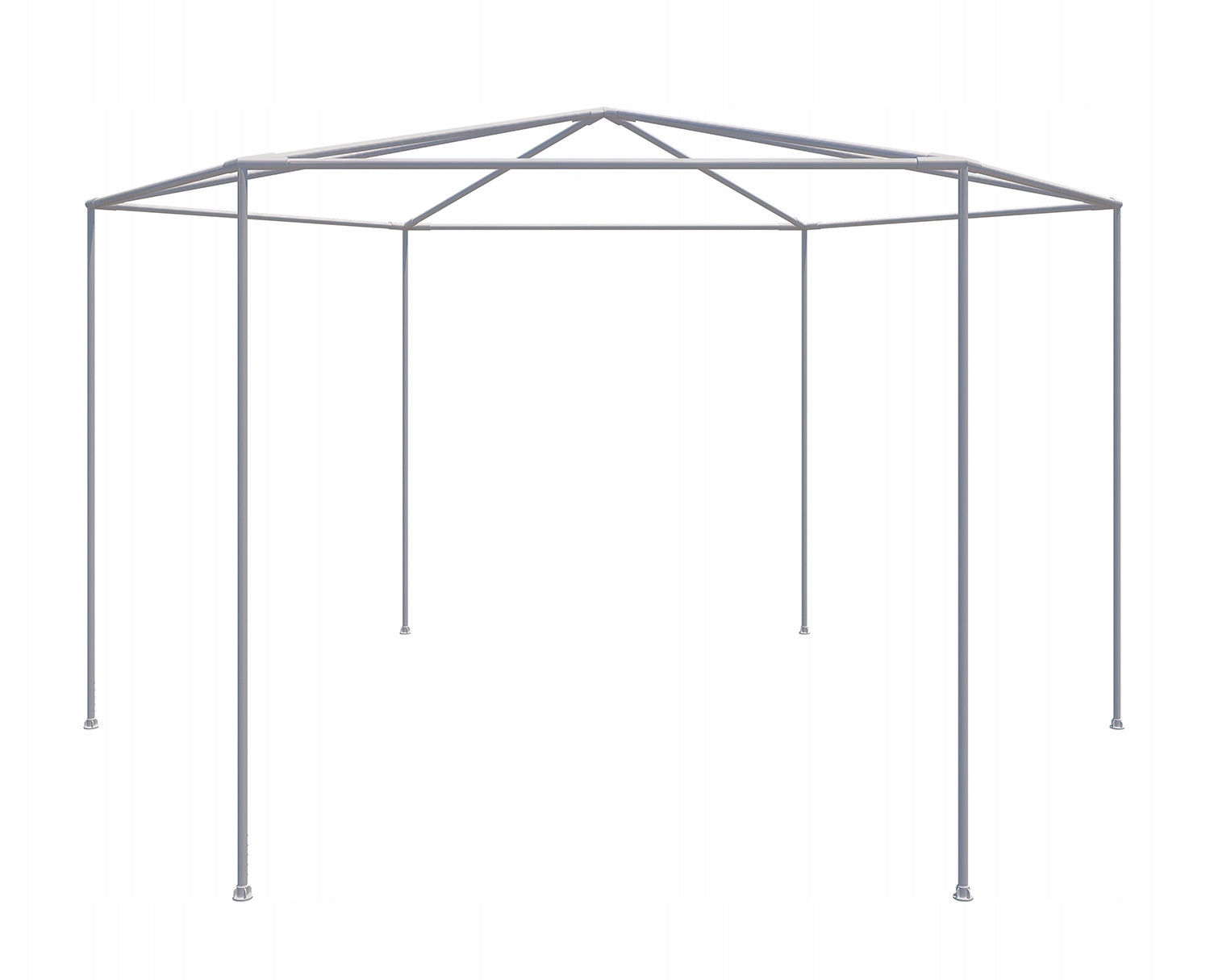 Pavilion cu plasa anti-insecte, fermoar, hexagonal, 200cm, Verde
