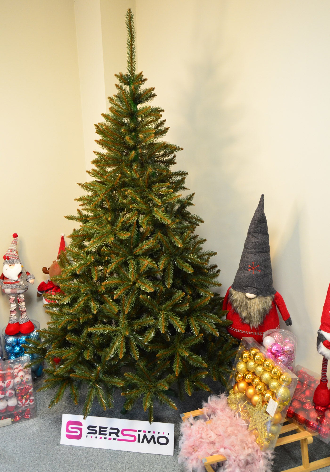 Brad artificial Christmas Deluxe by Sersimo, Royal, 220cm