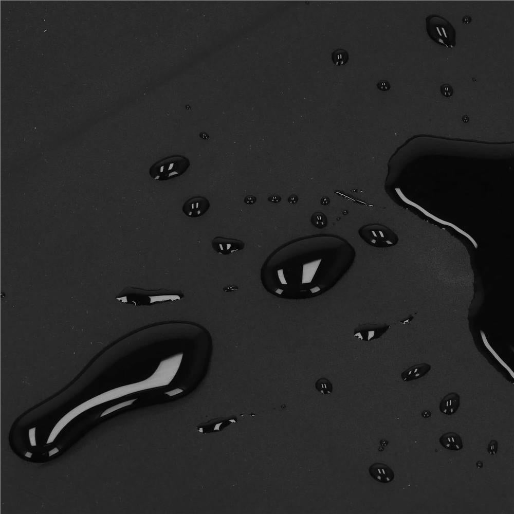 Uscator de vase cu suport tacamuri, din otel, pe 2 nivele, cu tava de scurgere, 50x30x24cm, negru