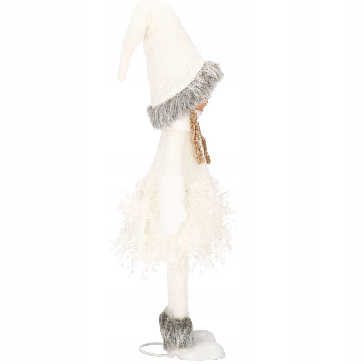 Figurina Craciun, Papusa cu impletituri, inaltime 56cm
