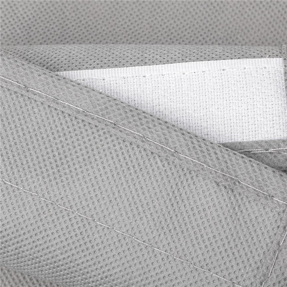 Organizator dulap Sersimo, 10 compartimente, textil, 120cm, gri