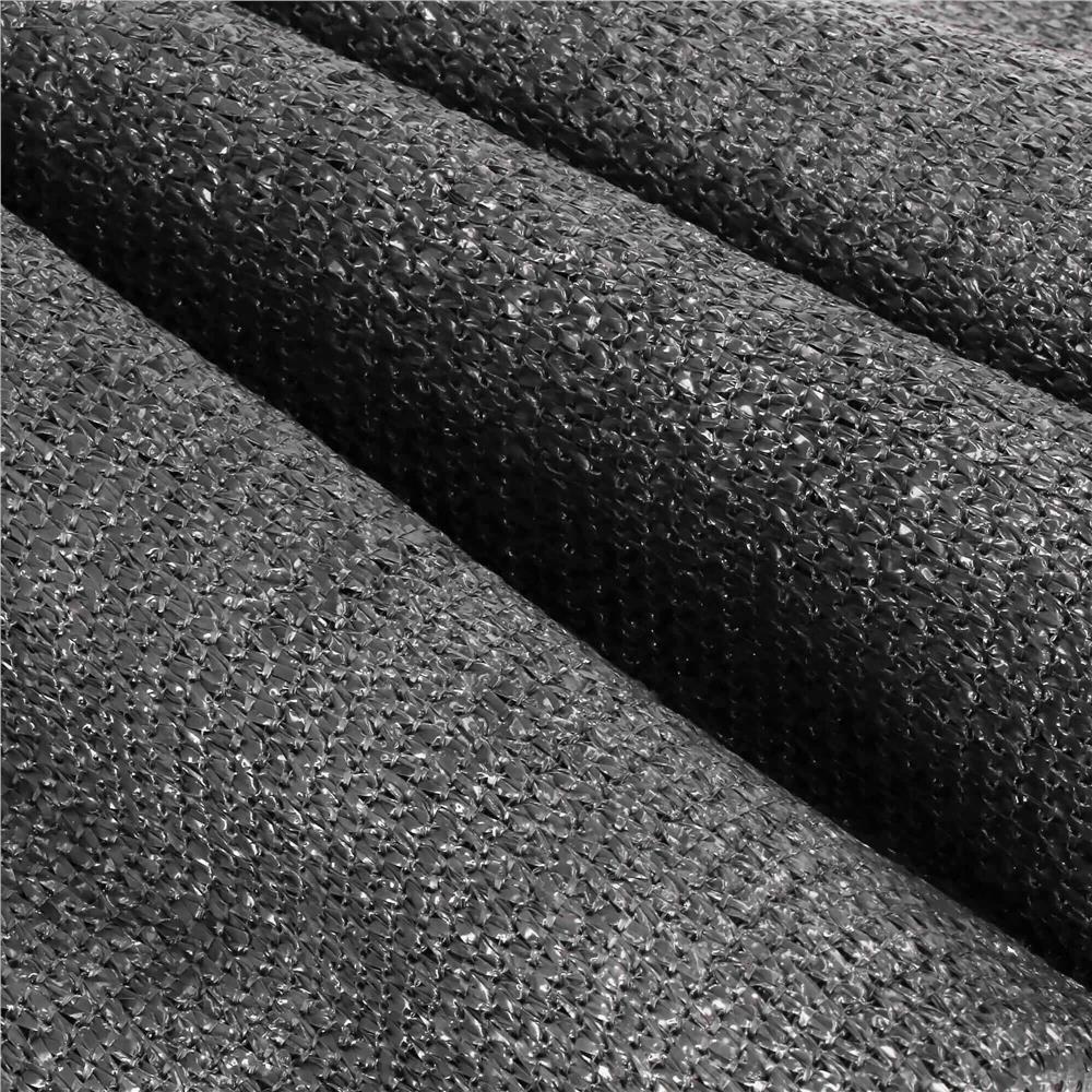 Copertina prelata de soare, triunghiulara, impermeabila cu protectie UV, 5x5x5m, gri - 6