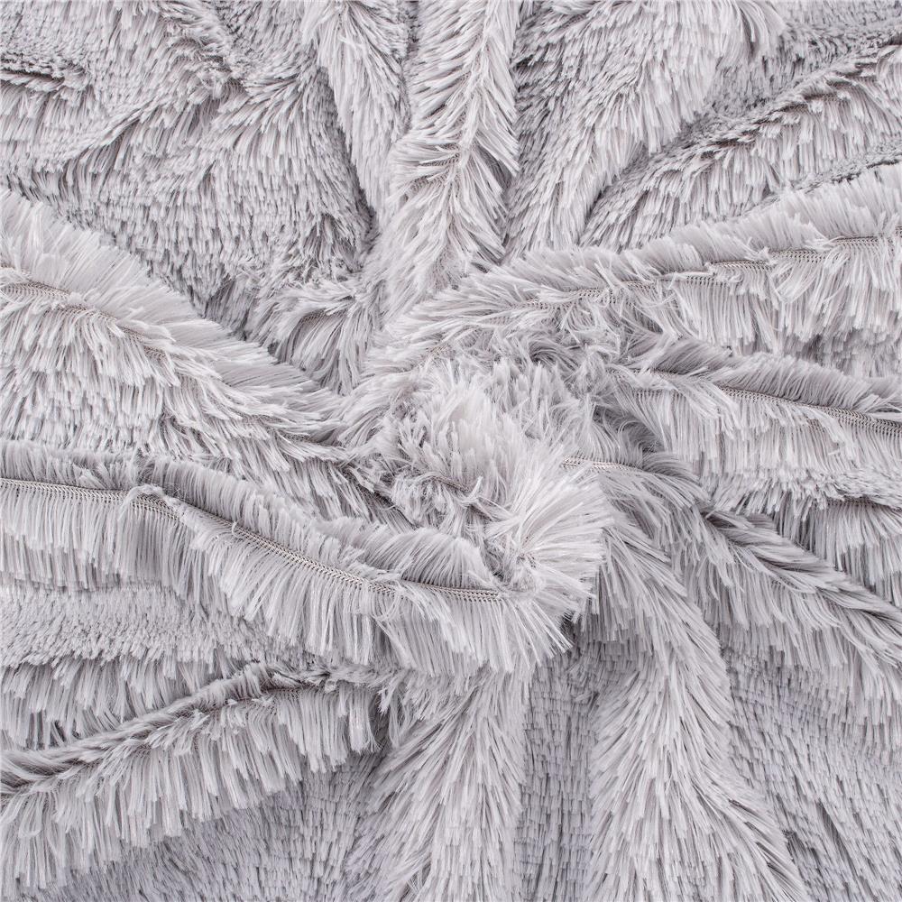 Patura pufoasa si calduroasa pentru 2 persoane, 200x240cm, gri deschis