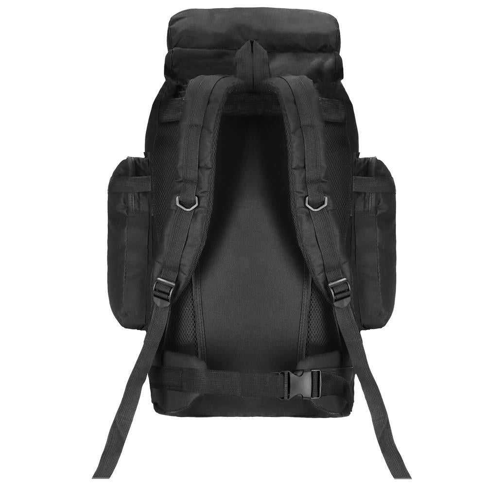 Rucsac drumetie de capacitate mare, 60L, compartimentat, hamuri reglabile, negru