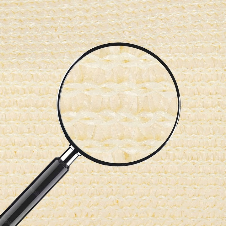 Copertina prelata de soare, dreptunghiulara, impermeabila cu protectie UV, 4x3m, crem