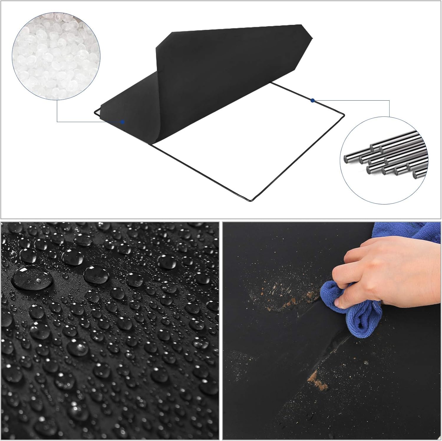 SONGMICS Etajera pantofi 83x31x105 cm, 12 compartimente modulare cu usi rabatabile, negru si alb