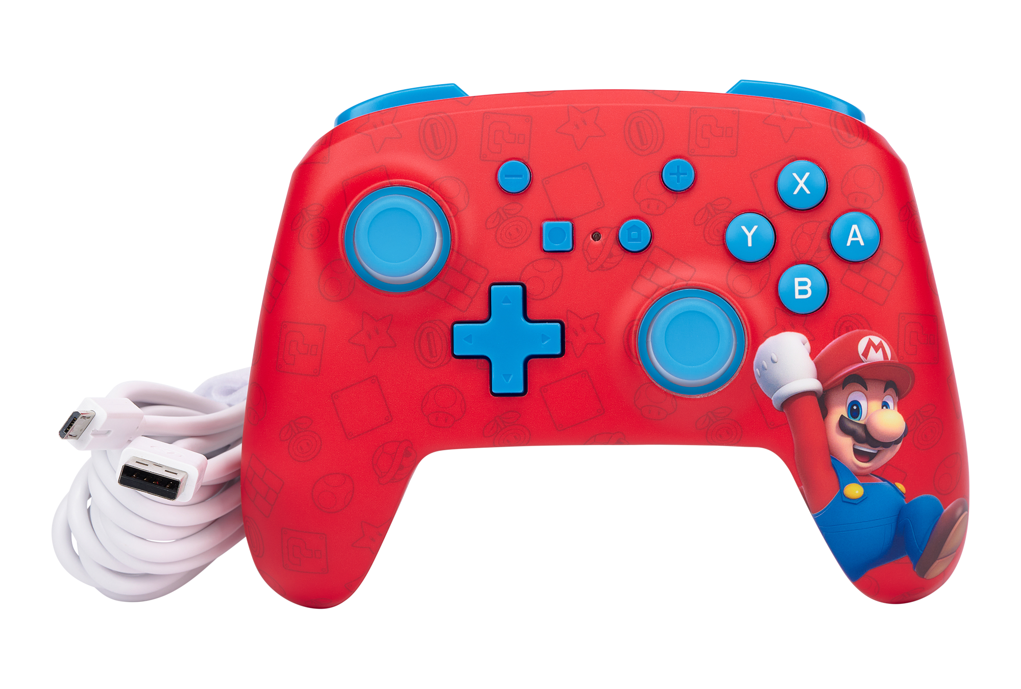 CONTROLLER PowerA, cu fir, pentru Nintendo, Woo-Hoo Mario, "NSGP0001-01"