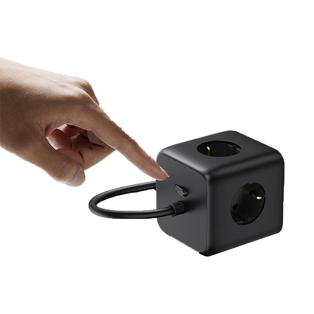 INCARCATOR RETEA Ugreen, "CD268", Powerstrip, Quick Charge 65W, 3 x AC, 2 x USB Type-C Output 5V/3A, 2 x USB, include cablu lungime 1.8m, gri "60113" - 6957303861132