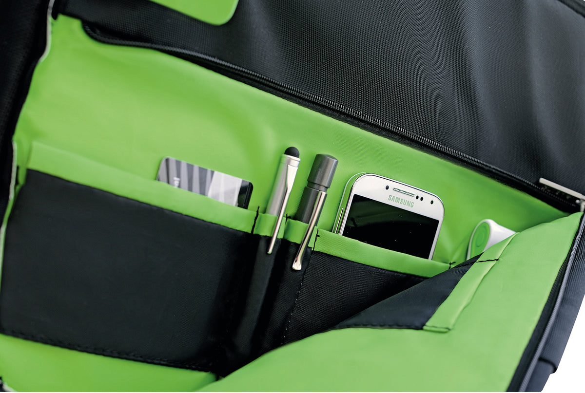 GEANTA Leitz, pt. notebook de max. 15.6 inch, 1 compartiment, buzunar frontal x 2 | buzunar dorsal x 2, waterproof
