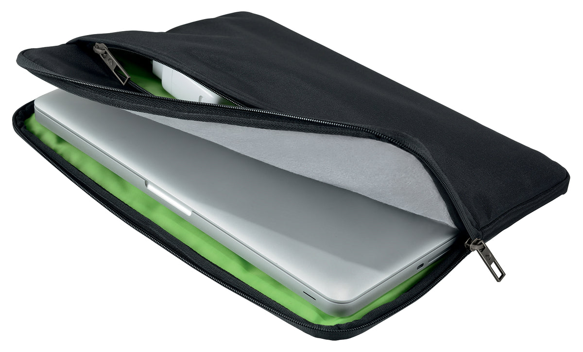 HUSA Leitz notebook 13.3 inch, 1 compartiment, buzunar frontal, poliester, negru, 