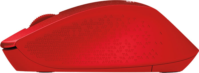 MOUSE LOGITECH, "M330 Silent", PC sau NB, wireless, 2.4GHz, optic, 1000 dpi, butoane/scroll 3/1, , rosu, "910-004911"