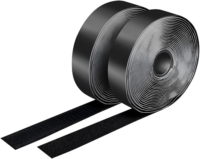 SET curele autoadezive Logilink, tip Velcro, 500 cm x 2.5 cm, negru, "KAB0080"
