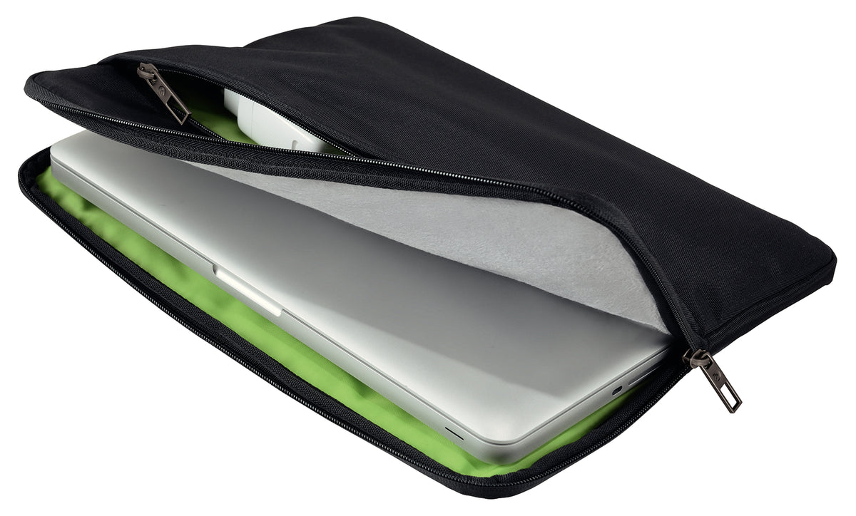 HUSA Leitz notebook 15.6 inch, 1 compartiment, buzunar frontal, poliester, negru, 